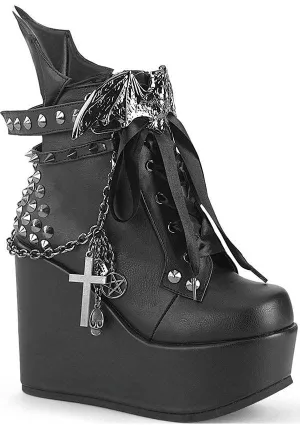 POISON-107 [Black] | PLATFORM BOOTS [PREORDER]