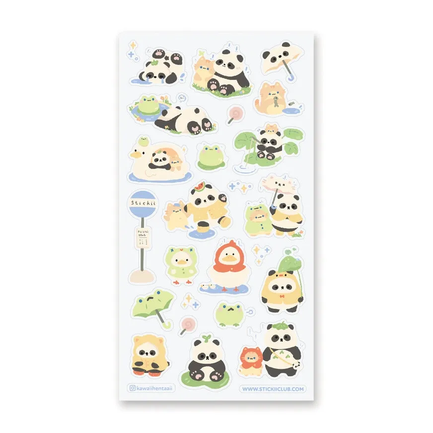 Puddles of Fun Sticker Sheet