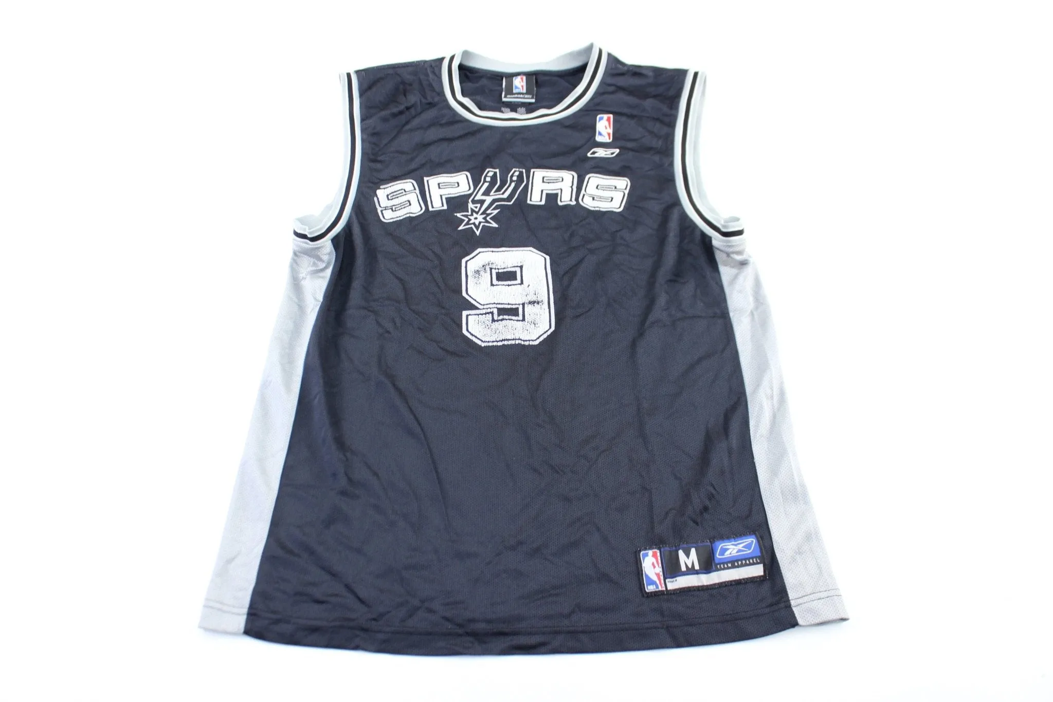 Reebok Embroidered Logo San Antonio Spurs Tony Parker Jersey