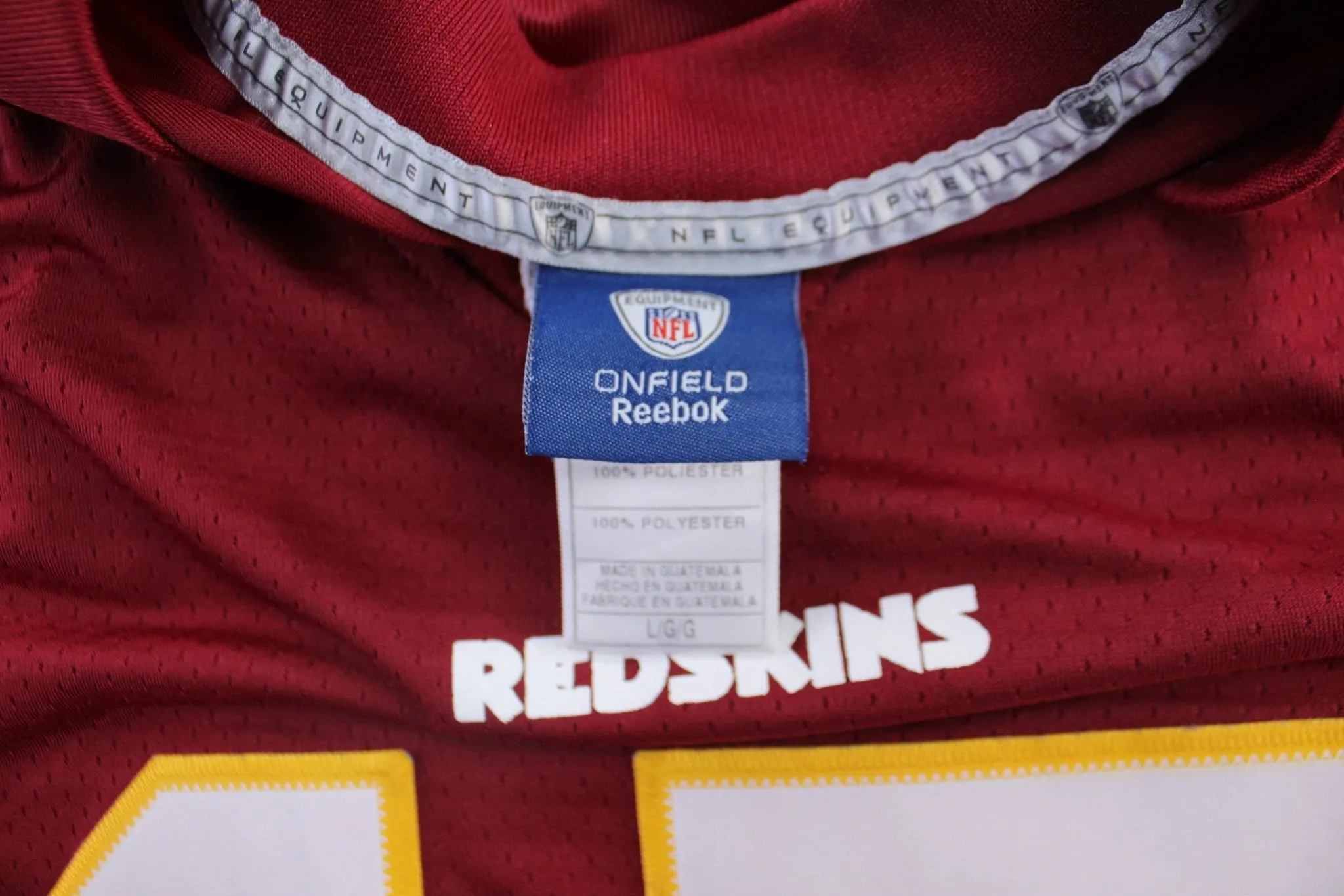 Reebok Logo Washington Redskins Jason Campbell Football Jersey