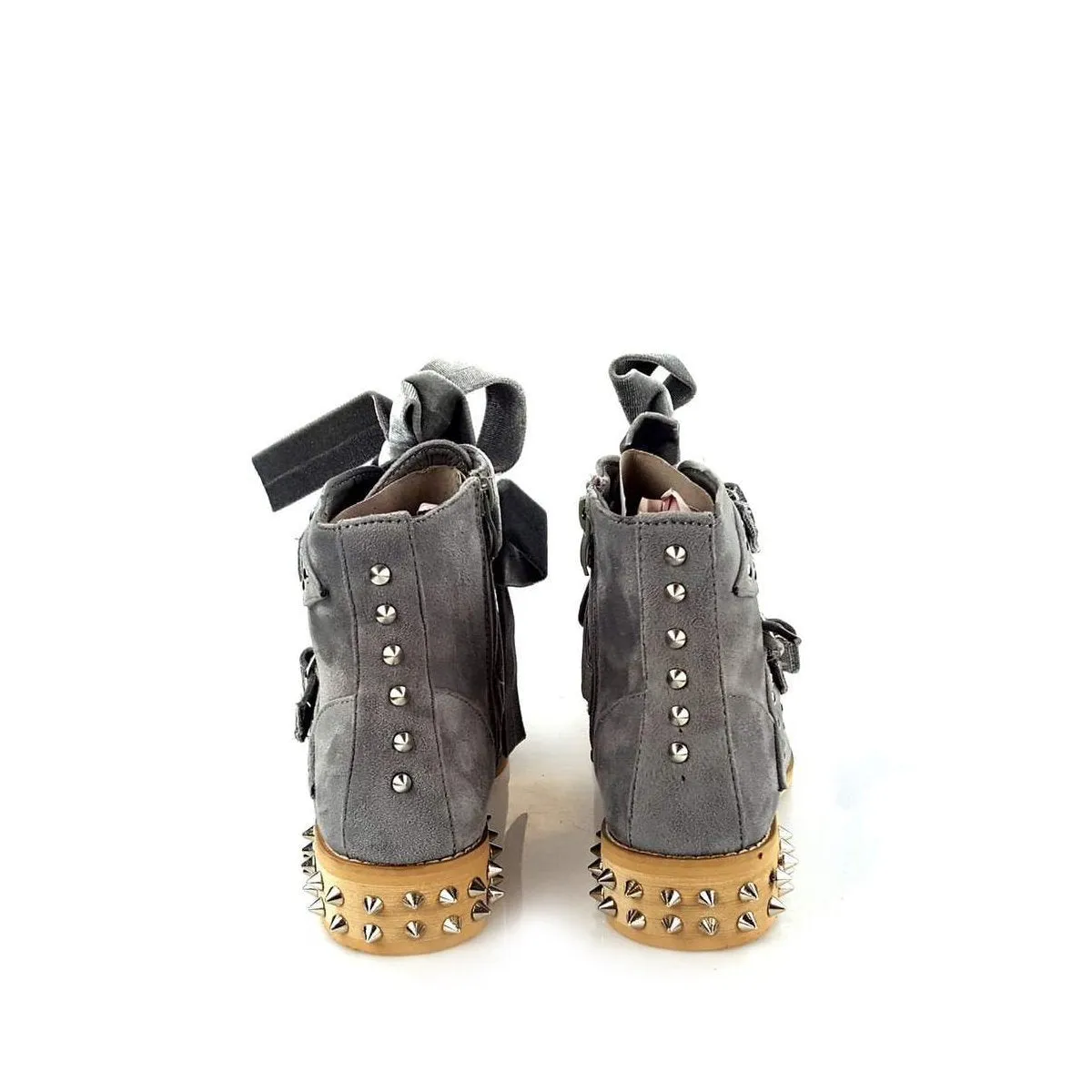 Ria Studded Sole Ankleboot With Bow