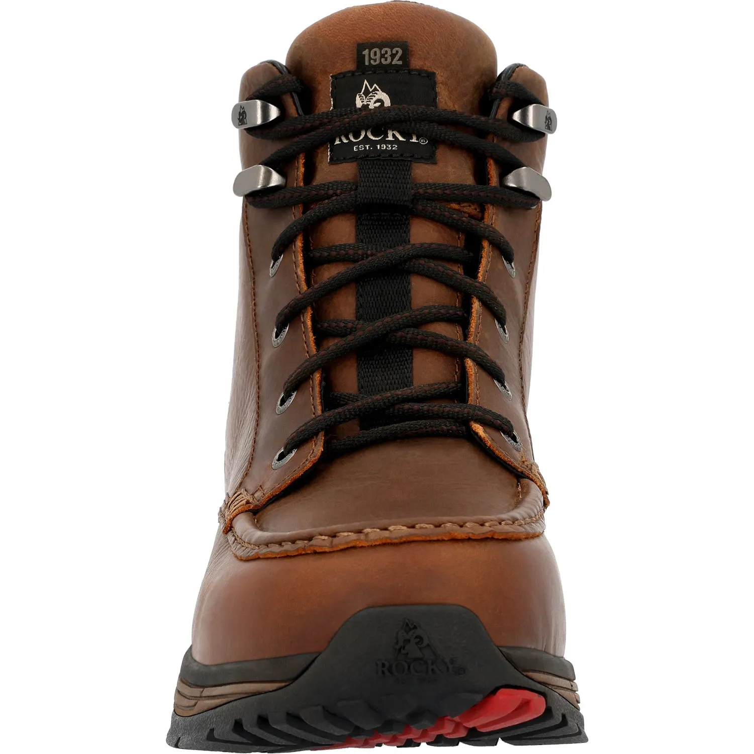 Rocky Mens Treadflex 6in WP Crazy Horse Leather Work Boots