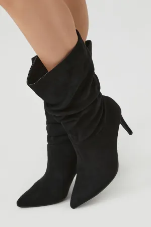 Ruched Stiletto Boots