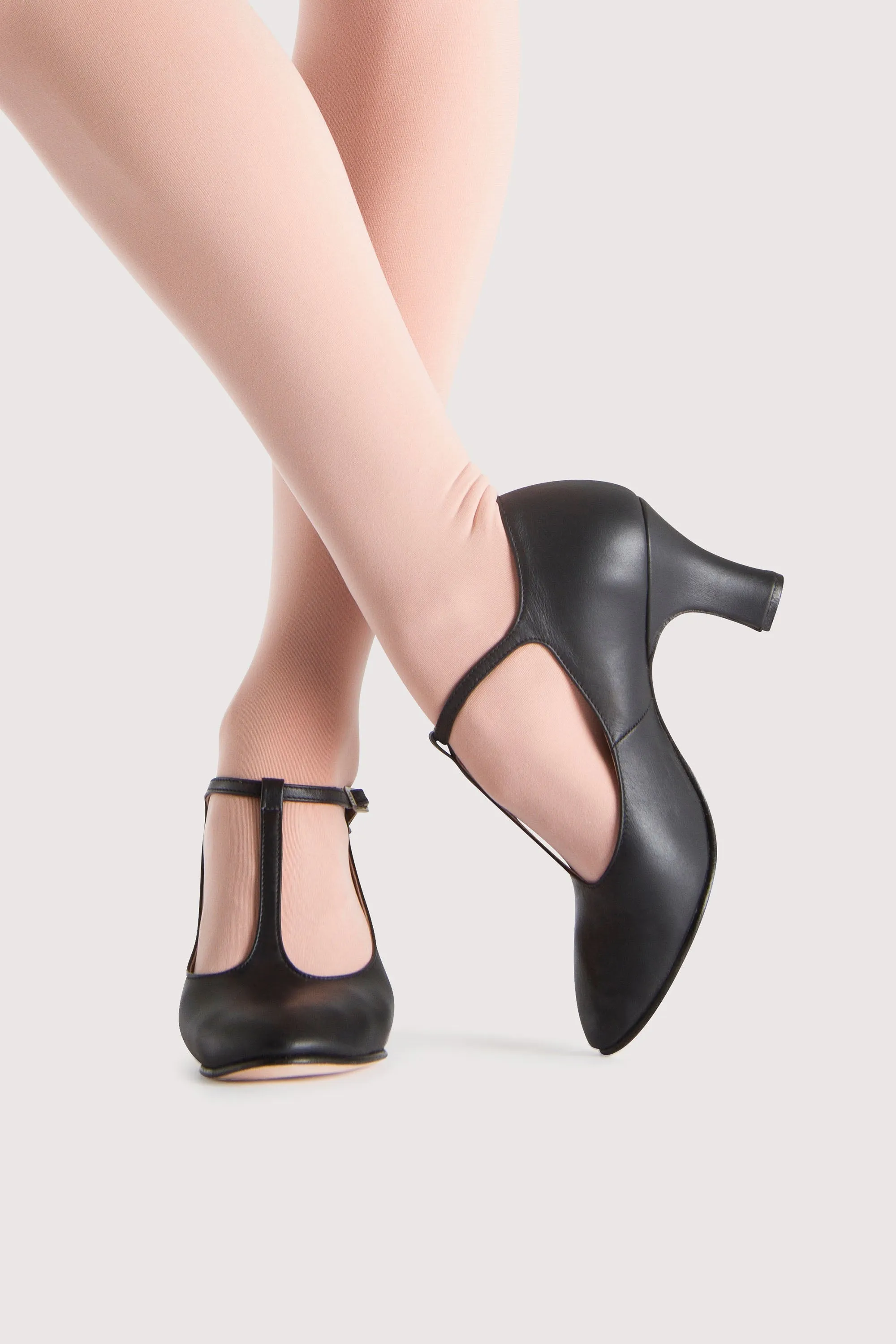 S0385 - Bloch Chord T-Bar Womens 76mm (3 inch) Heel