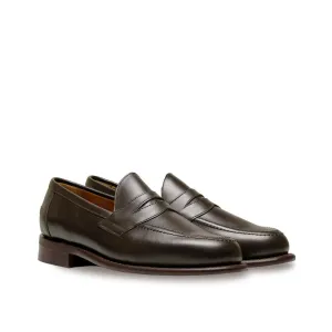 Sanders & Sanders Clive Dk.Brown Leather Penny Loafer