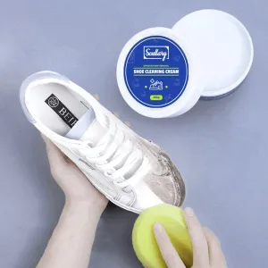 Shoes Cleaning Cream With Sponge