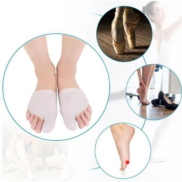 Silicone Sleeve Big Toe and Pinky Toe Corrector