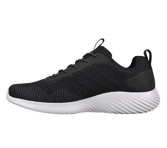 Skechers scarpa fitness da uomo con laccio elastico Bounder Intread 232377/BLK nero