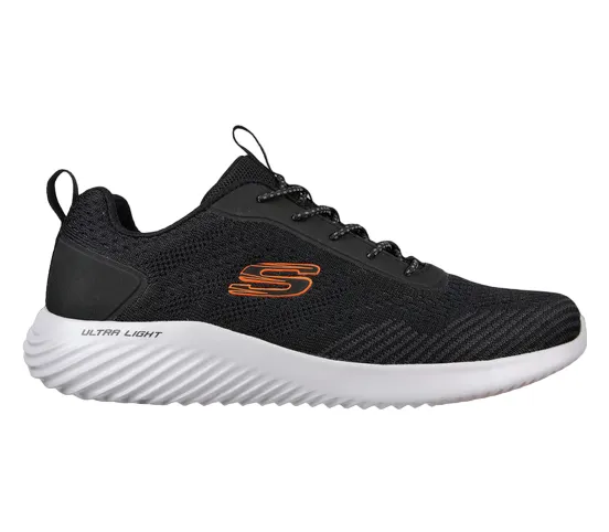 Skechers scarpa fitness da uomo con laccio elastico Bounder Intread 232377/BLK nero