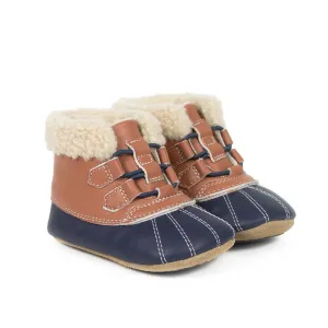 Soft Sole Baby Shoes - Connor Boots Rust