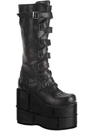 STACK-308 [Black] | PLATFORM BOOTS [PREORDER]