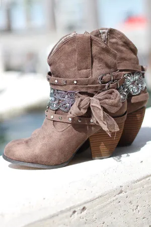 Stash Taupe Booties