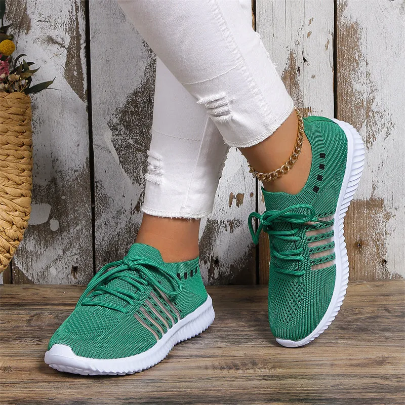 Step Up Your Game: Casual Lace-Up Mesh Sneakers for Everyday Adventures | Marvis