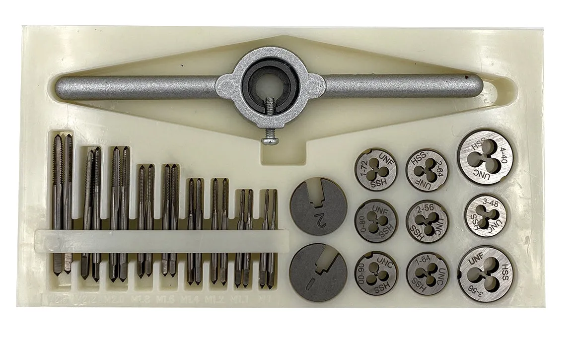 Tap & Die - 30 PC Micro Set - SAE