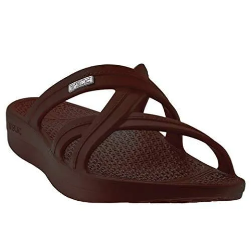 Telic Women's Mallory Sandal, Espresso Brown, XS