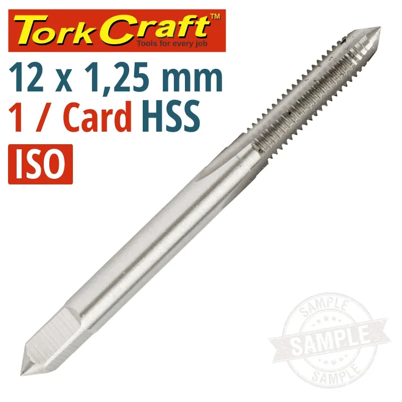 TORK CRAFT TAP HSS 12MM X 1.25 I PER CARD NR1120-2C