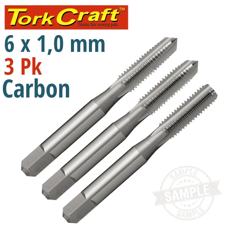 TORK CRAFT TAPS CARB.STEEL 6X1.0MM 3/PACK NR2060-3