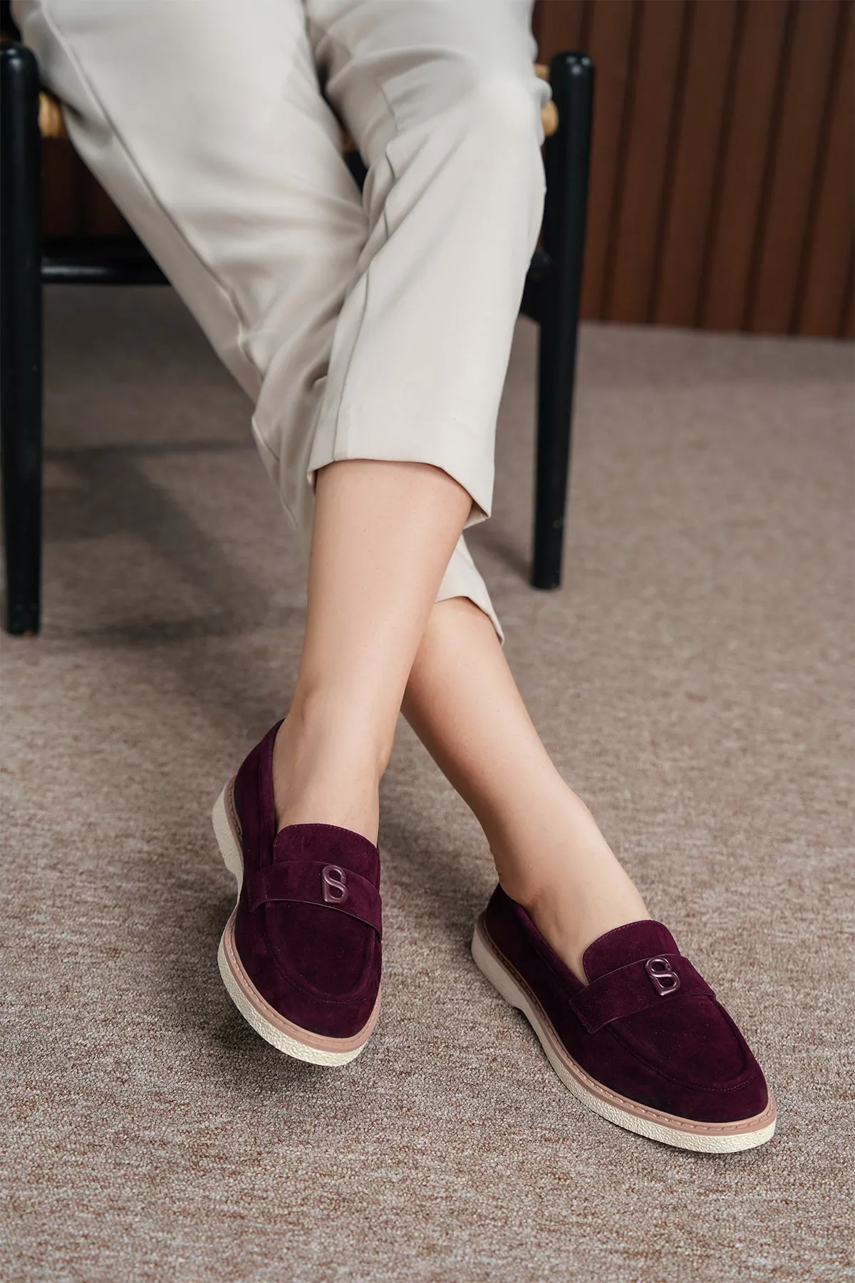 Vachya Loafer - Burgundy