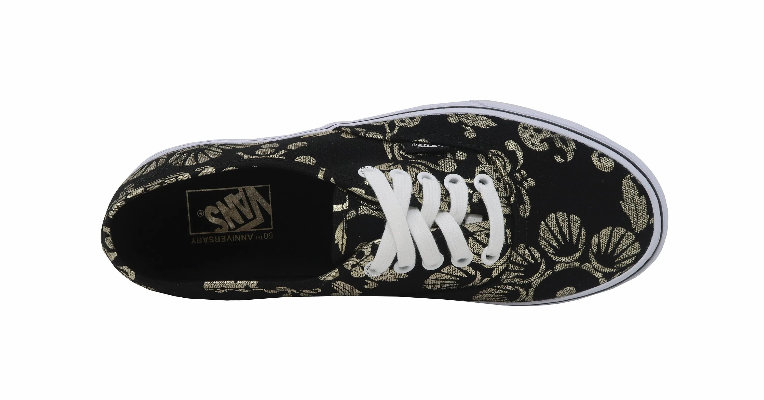 Vans Men's Authentic (50th) Low Top Duck/Black Shoes