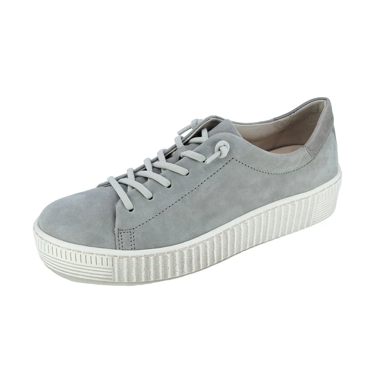 Walaa Grey Beige Soft Walking Sneakers