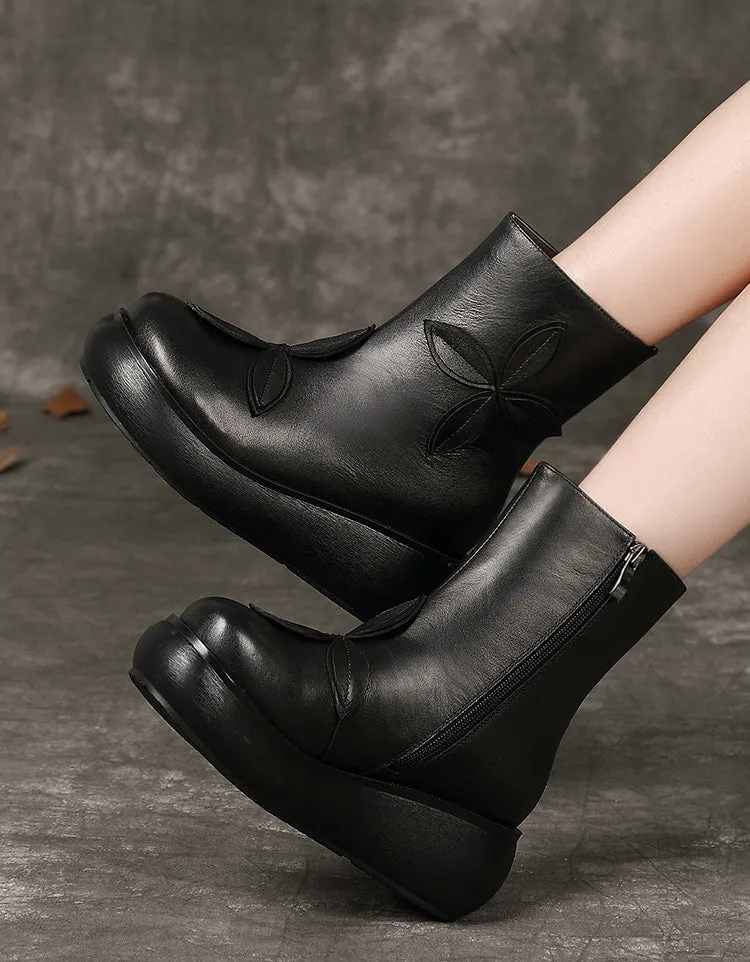 Winter Autumn Waterproof Wedge Boots