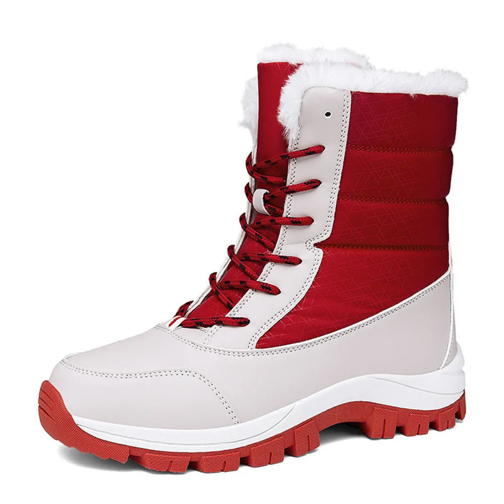 Women's Fashionable Warm Fleece-Lined Snow Boots