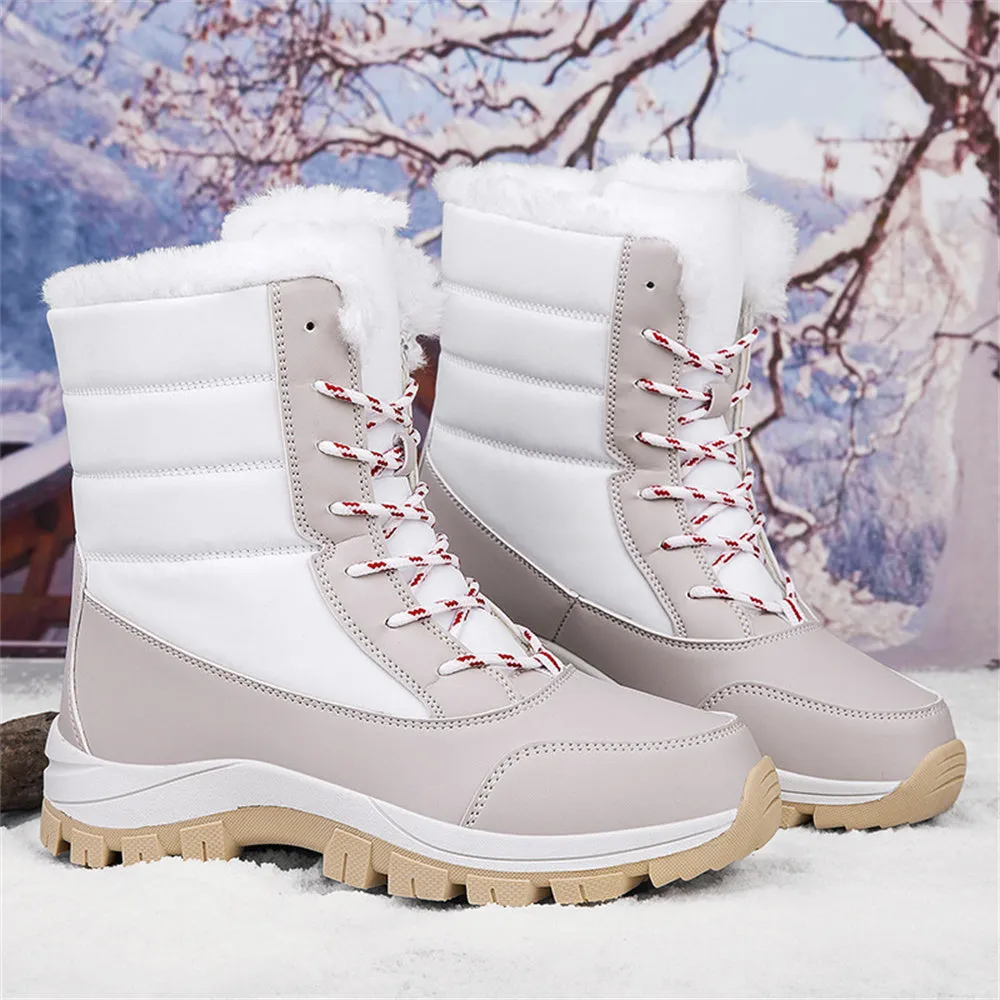 Women's Fashionable Warm Fleece-Lined Snow Boots