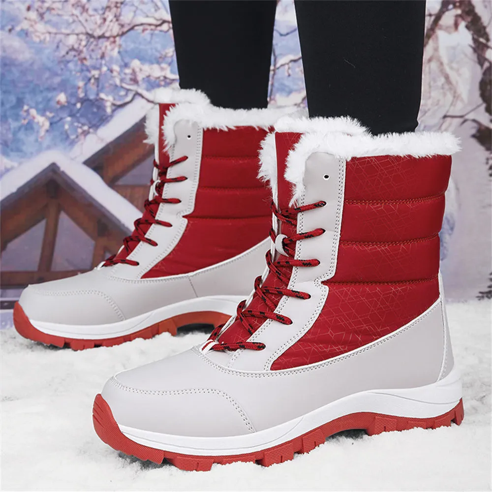 Women's Fashionable Warm Fleece-Lined Snow Boots