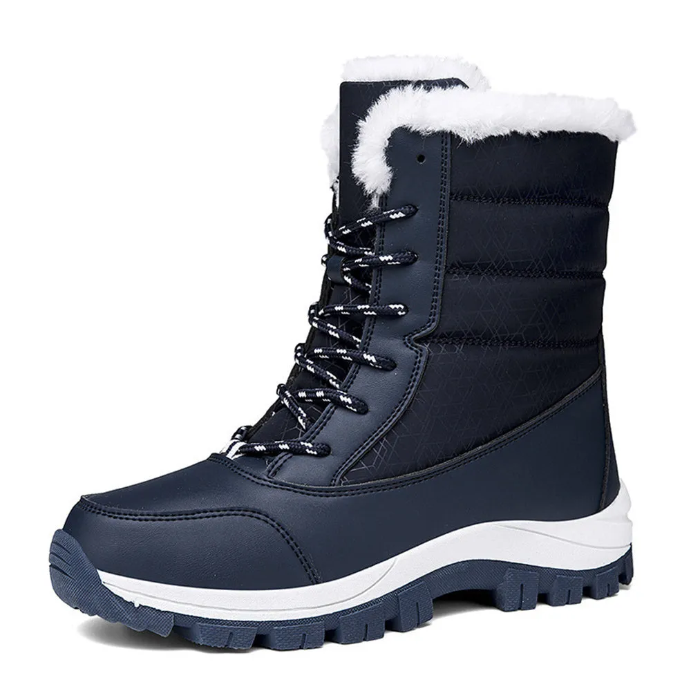 Women's Fashionable Warm Fleece-Lined Snow Boots