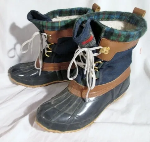 Womens NORTHWEST TERRITORY THERMOLITE Wellies Rain Duck Boots Snow BLUE 10 Garden