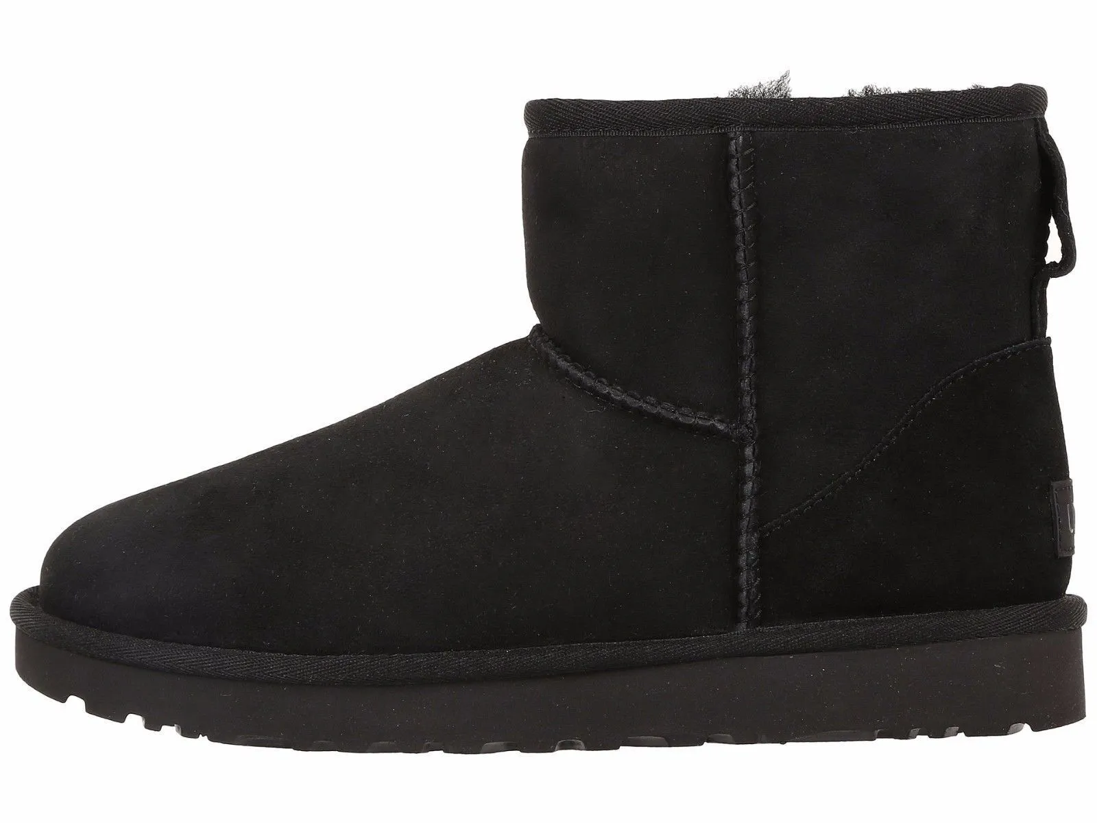 Women's Shoes UGG CLASSIC MINI II Slip On Sheepskin Ankle Boots 1016222 BLACK